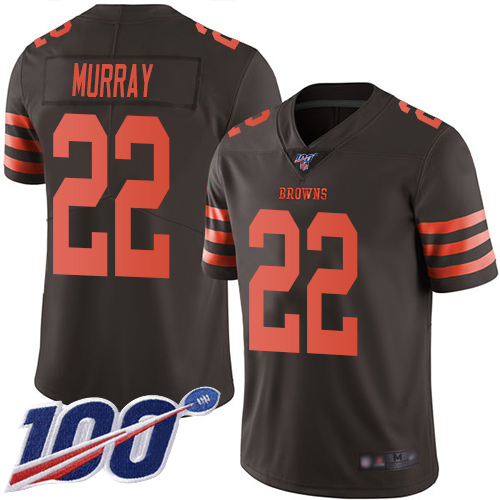 Cleveland Browns Eric Murray Men Brown Limited Jersey #22 NFL Football 100th Season Rush Vapor Untouchable